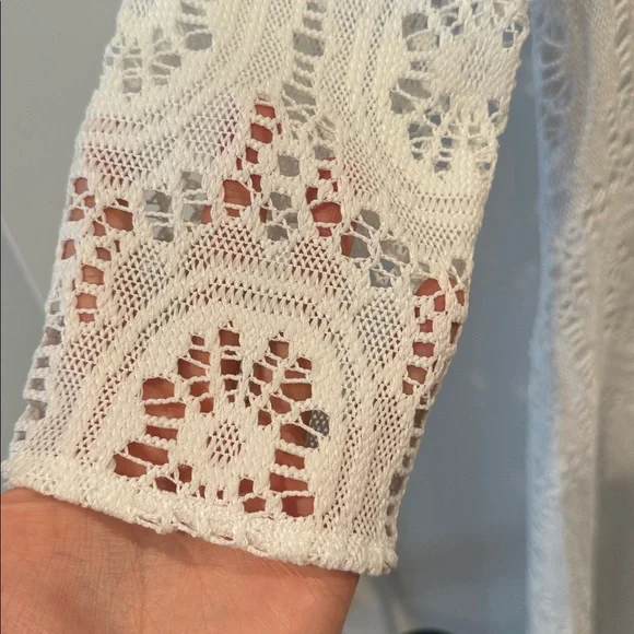 Lilly Pulitzer Sharrie Caftan Maxi Dress Resort White King Street Lace Size S - Picture 7 of 10